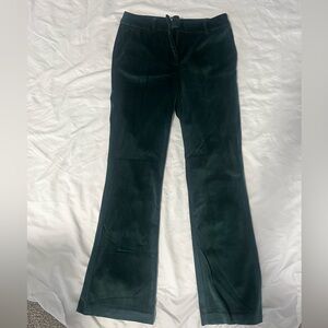 Elegant Green Boot Cut Pants